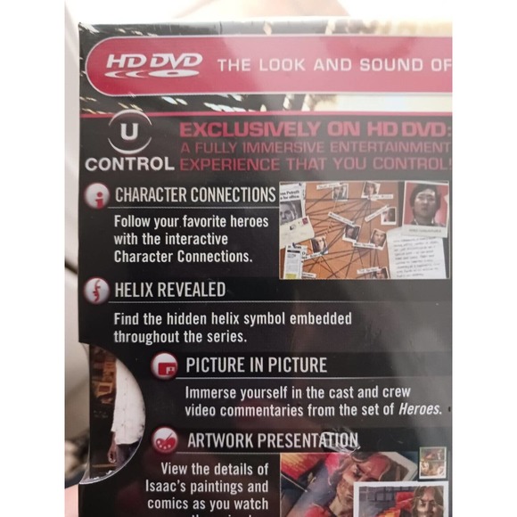 Heroes: Season 1 Web Enabled HD DVD Complete 16+ Hours NEW IN PACKAGE - Picture 8 of 12